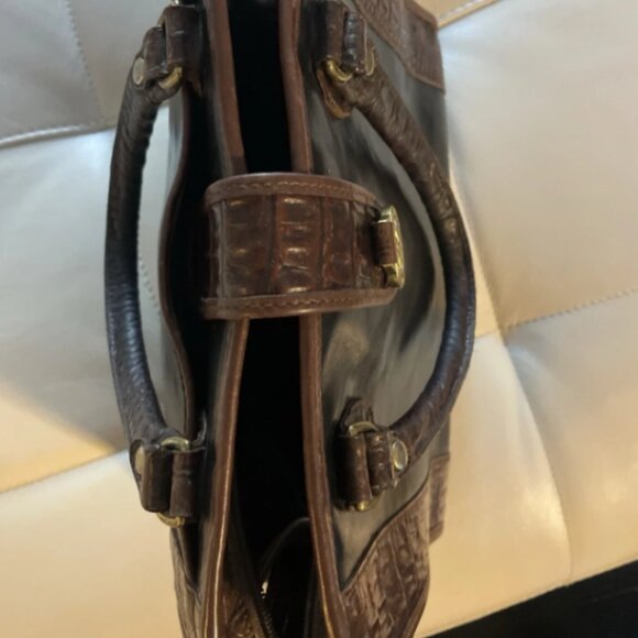 Vintage Brahmin Tuscan Collection Satchel GUC - Picture 5 of 12